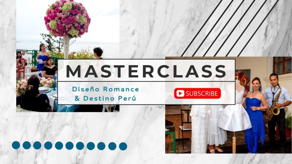 MasterClass Diseño Romance OnLine Escuela Novias y Wedding Planner